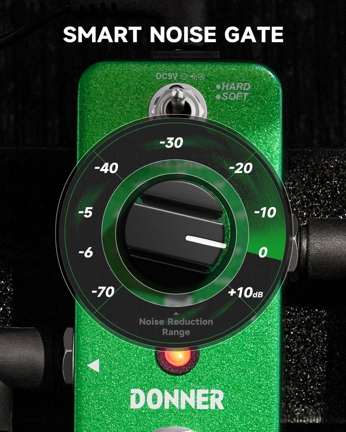 Donner Noise Gate Pedal Noise Killer Noise Suppressor Effect 2 ModesTrue Bypass 2