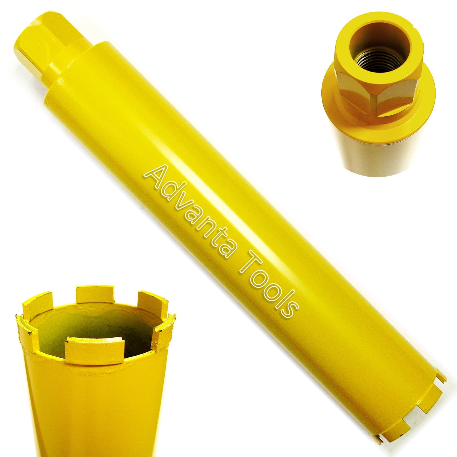 3” Wet Diamond Core Bit for Heavy Reinforced Concrete - Soft to Hard Aggregate