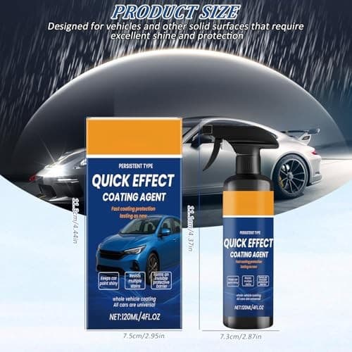 2PCS Advanced Car Quick-Acting Coating Agent Spray, Quick Effect Coating Agent  4