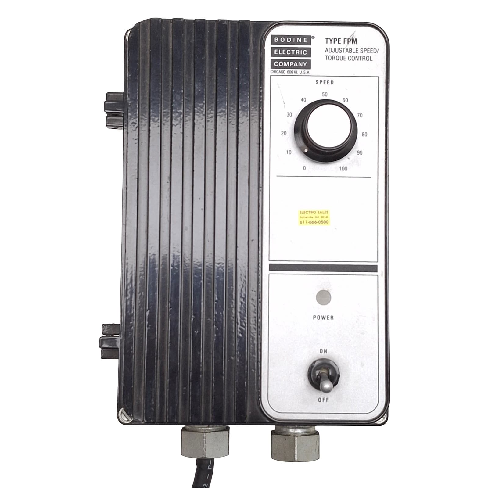 Bodine Electric 815 DC Motor Control, 1/17HP, 115VAC Input, 0-130VDC Output 3