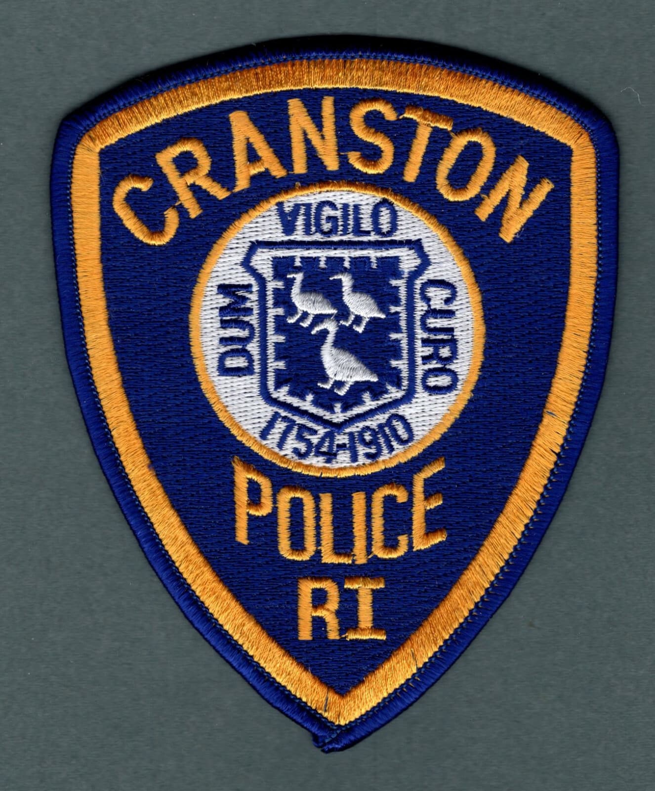 Cranston Rhode Island Police Patch