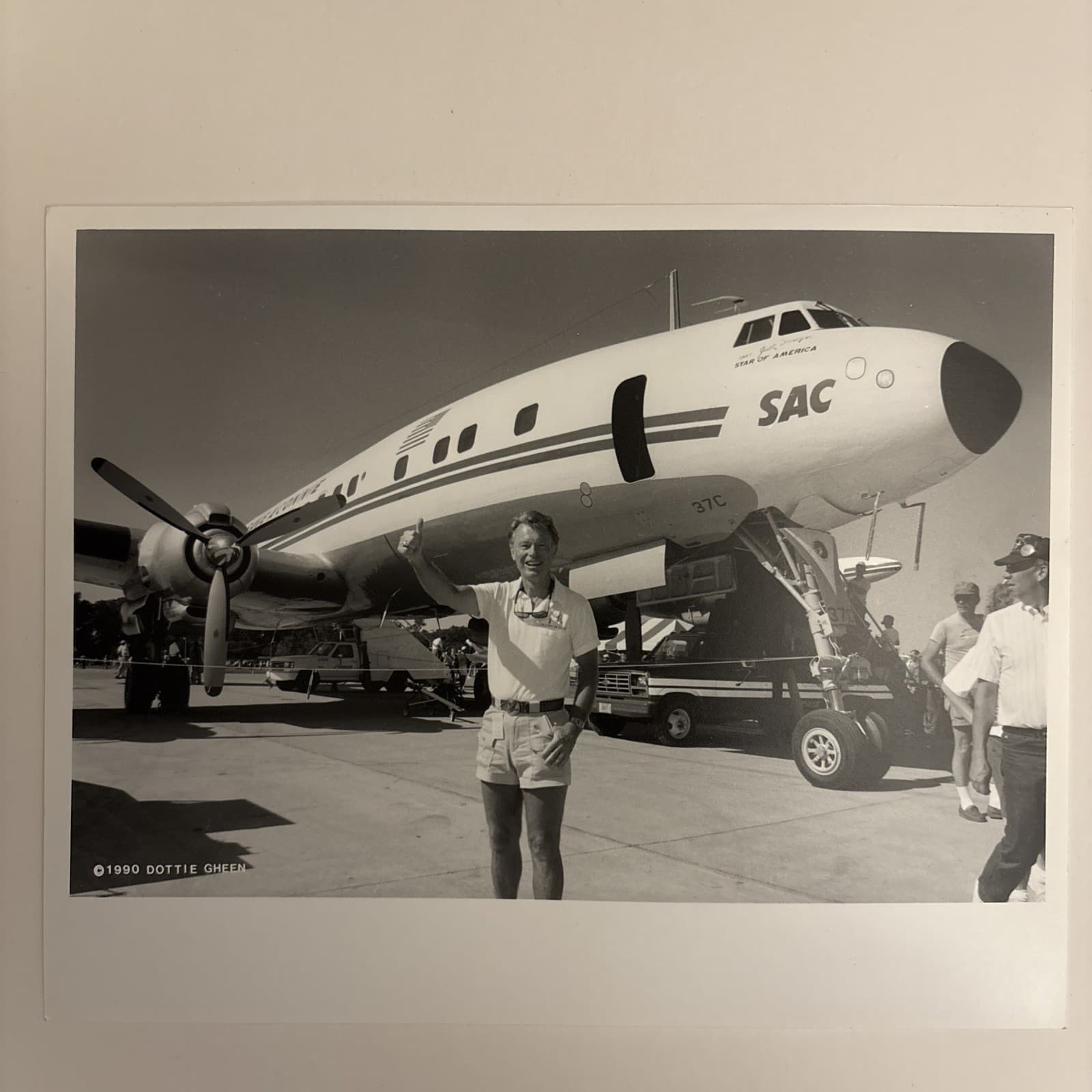 1990 Dottie Gheen Photo Star of America Lockheed Constellation SAC Plane