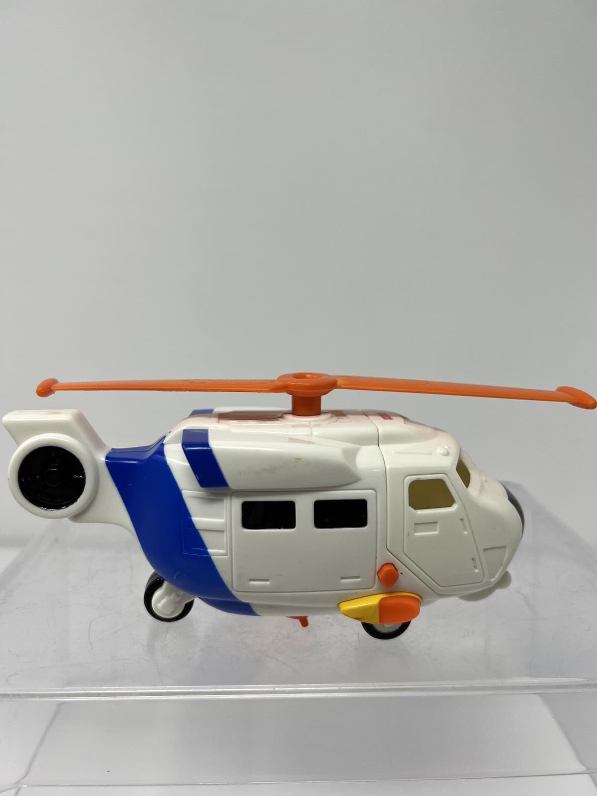 Fisher Price GeoTrax Coastal Rescue Chopper Helicopter With 3 Figures 3