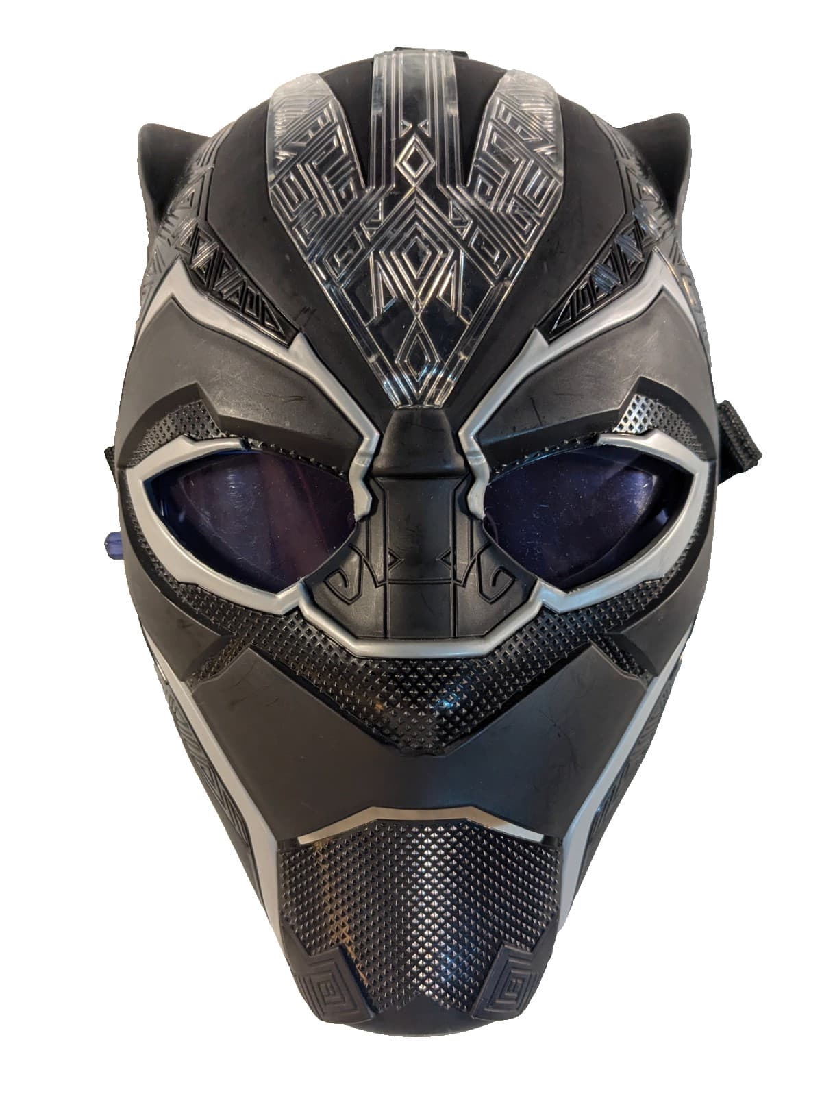 2017 Hasbro Marvel Legends Avengers Black Panther Electronic Light Up LED Mask