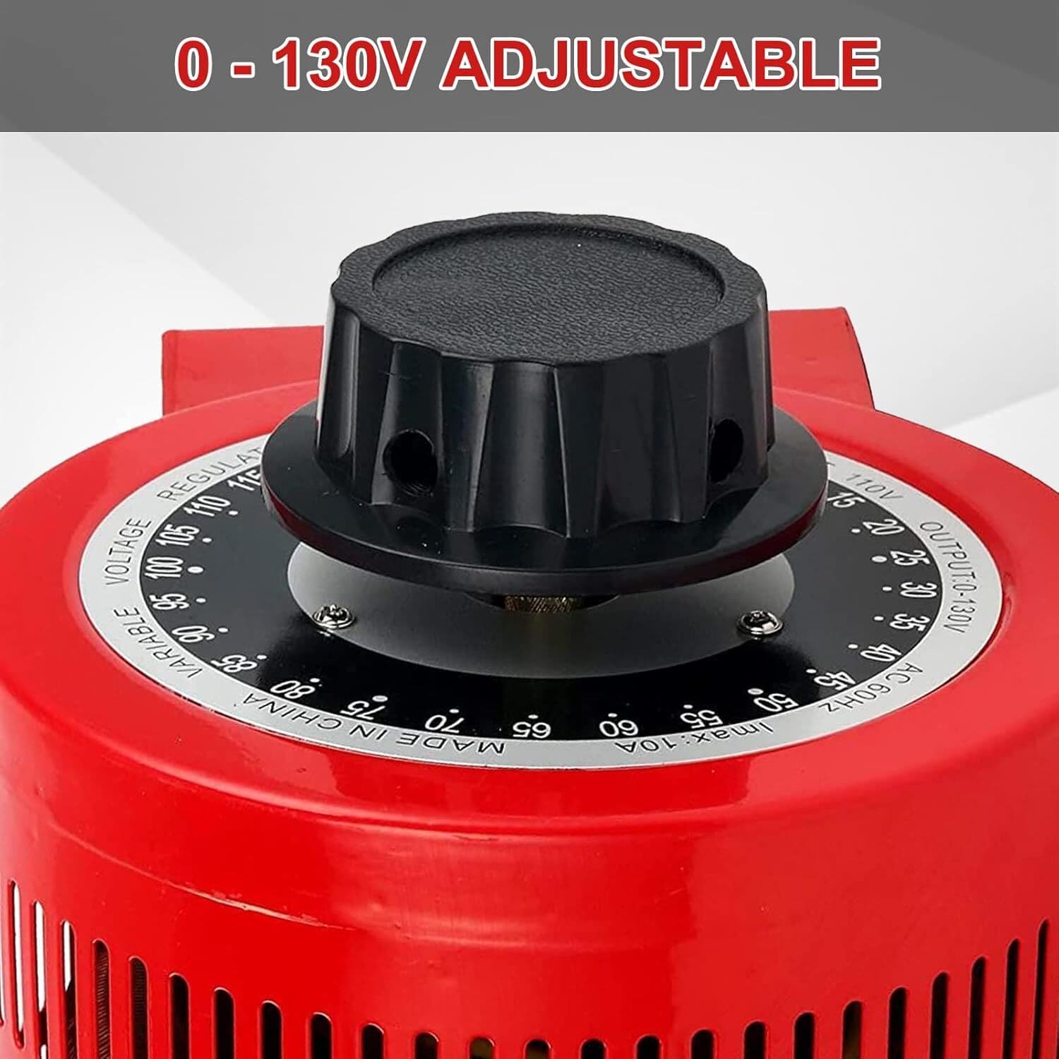 3Amp Variable Voltage Transformer 300VA 0-130V Automatic Voltage Converter 5