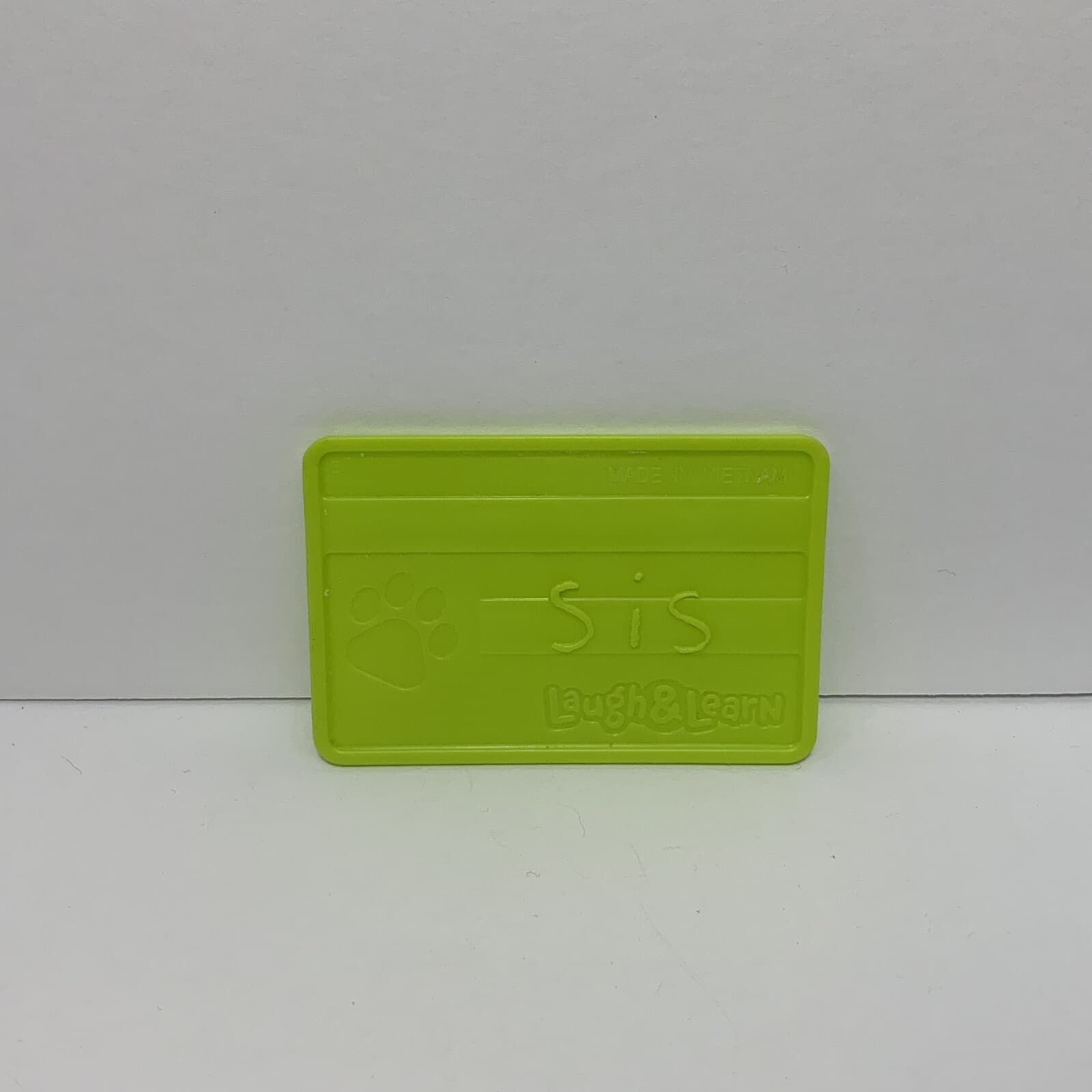 Fisher-Price Laugh & Learn My Smart Purse Replacement Pretend Green Credit Card 2