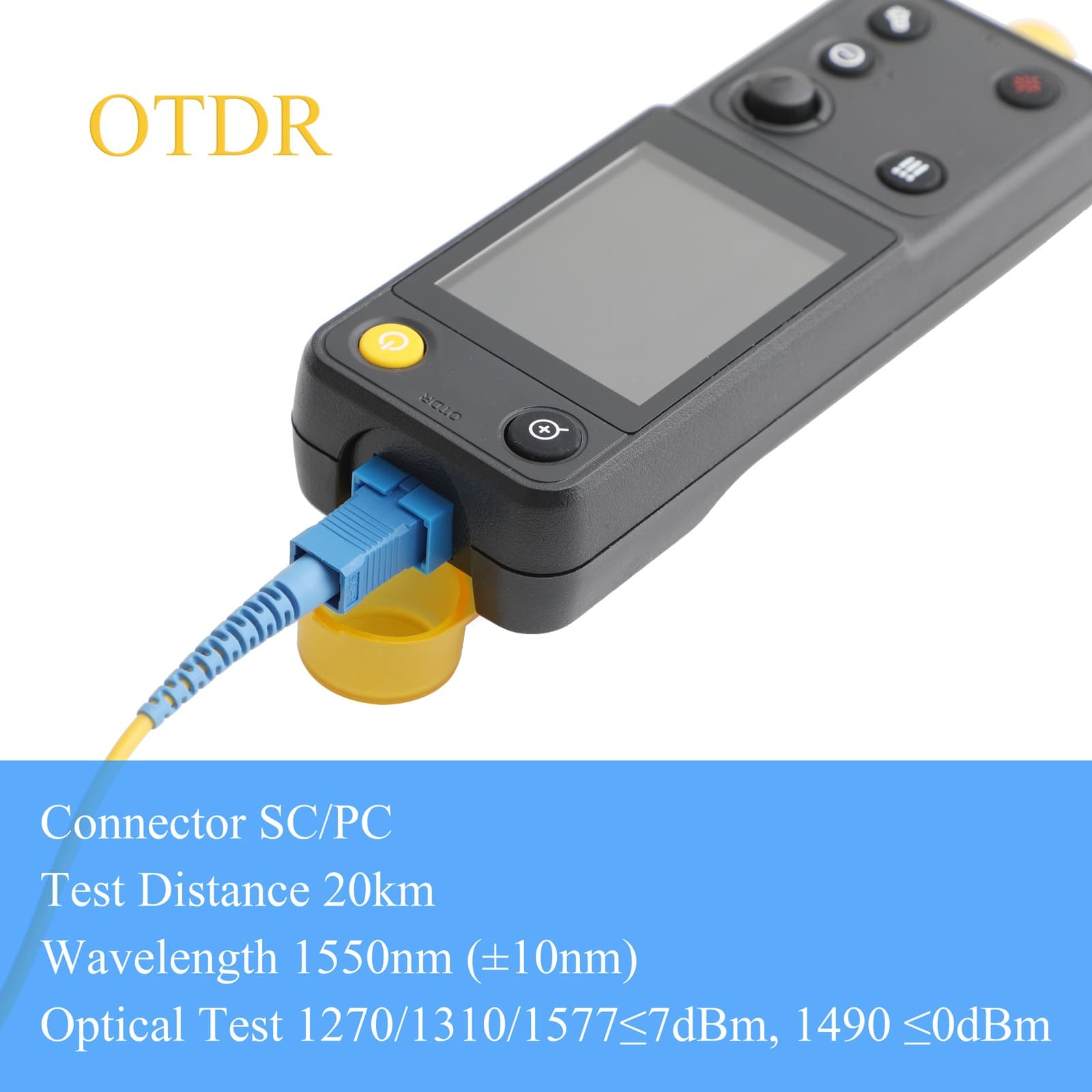 Visual Fault Locator Red Light 10mW 20KM Fiber Optic Breakpoint Fault Tester 5