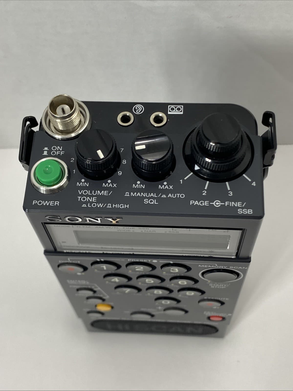 Sony ICF-PRO80 PLL SYNTHESIZER RECEIVER ALL BAND RADIO Complete POWERS ON AS-IS 5