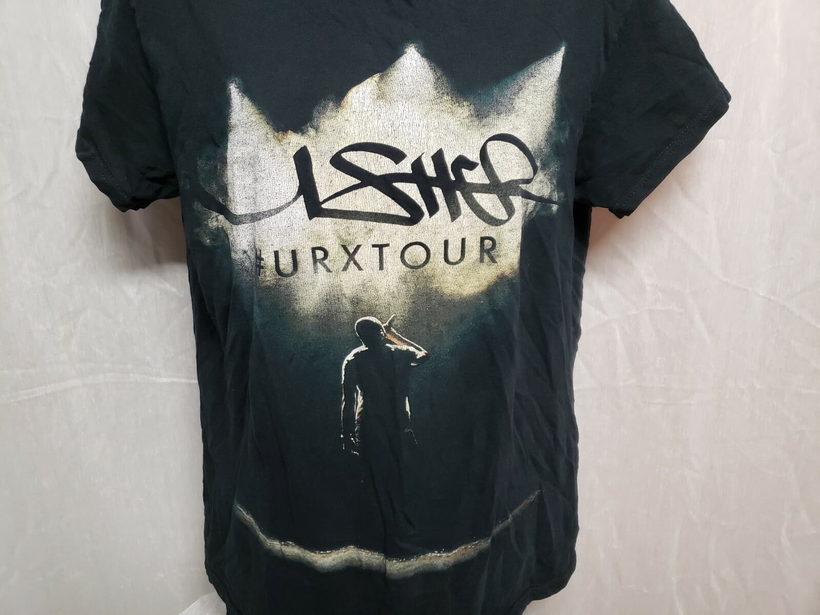 Usher urx Tour Adult Small Black TShirt 3