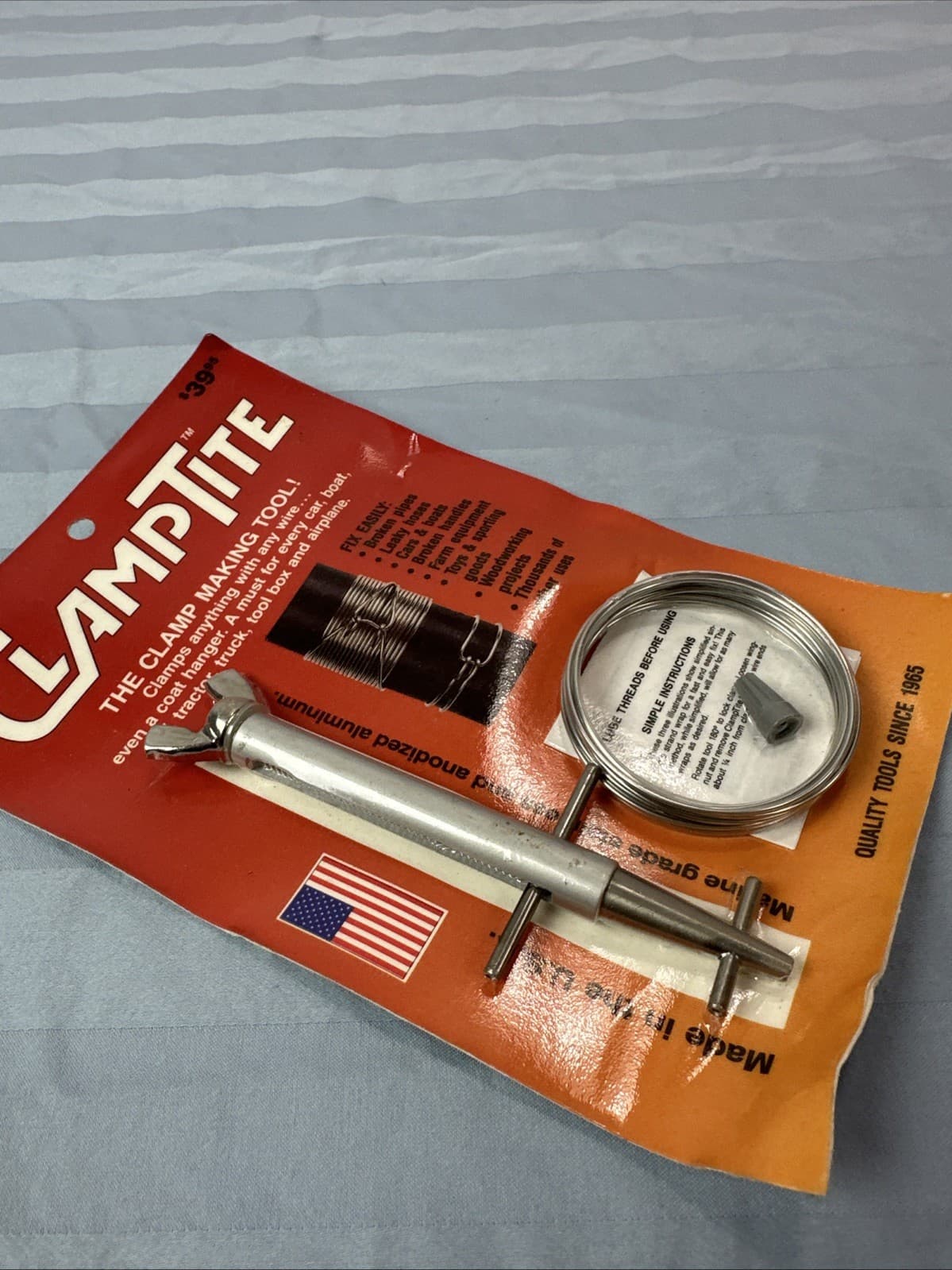 CLAMPTITE Tool Clamping Clamp Making Professional Wire Clamps USA New Other 4