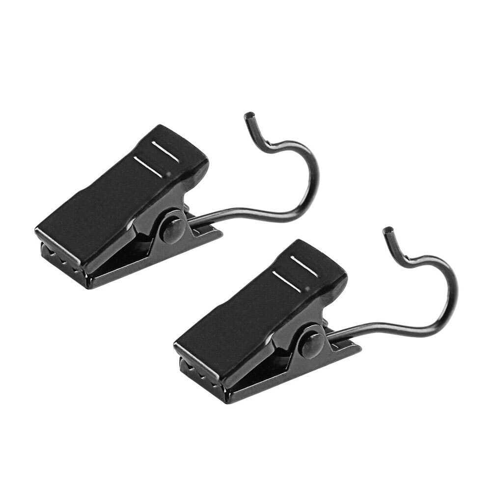50/100Pcs Stainless Steel Curtain Clips with Hook for Curtain Photos Decor USA