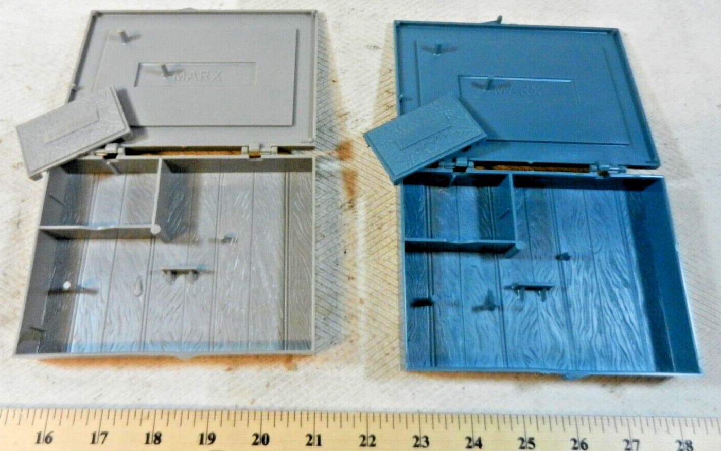 Marx 245 Luger Historic Guns Miniature Cap Gun - 2 Plastic Cases! 4