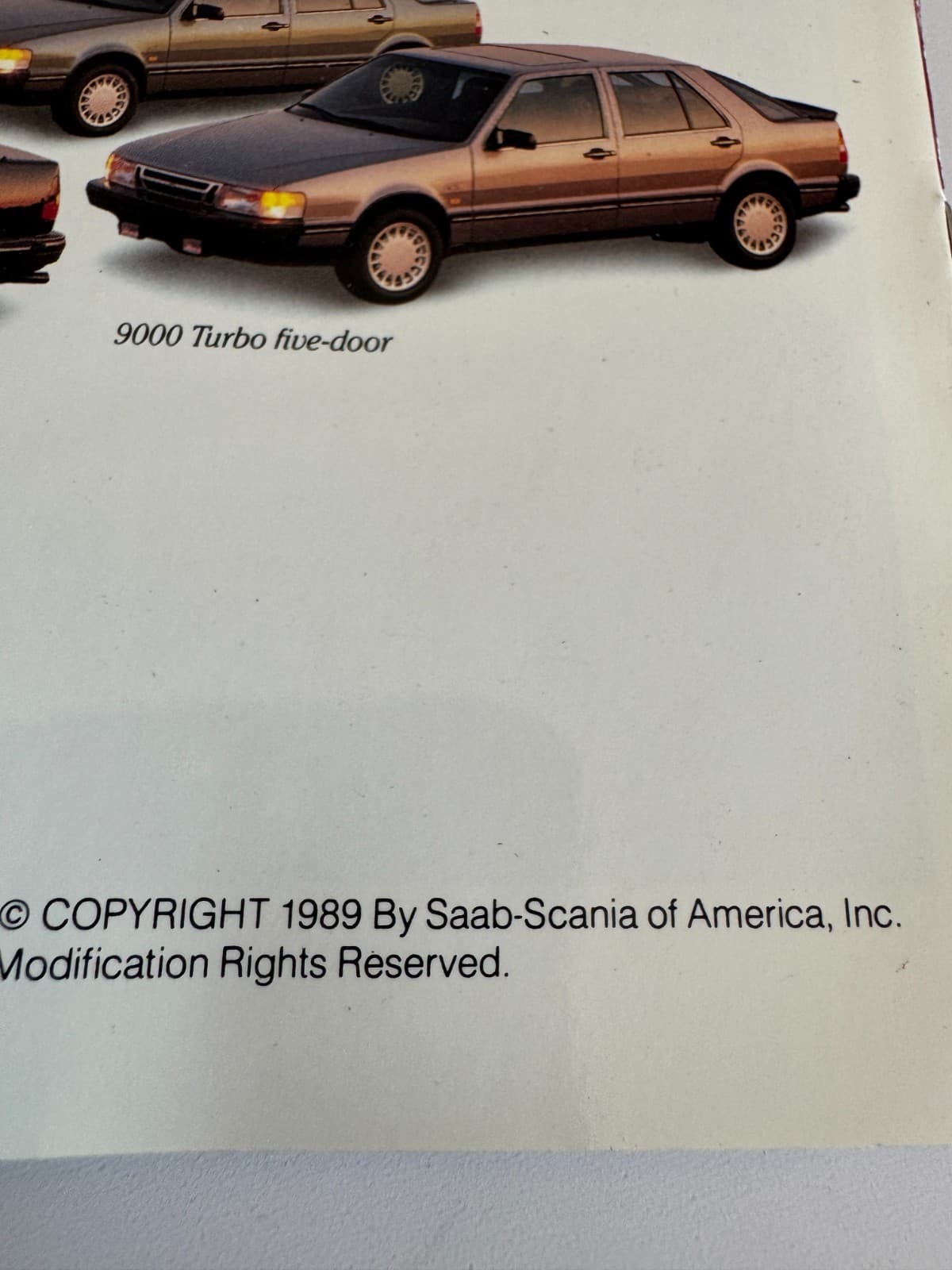 1990 SAAB Sales Brochure - Vintage (d22) 5