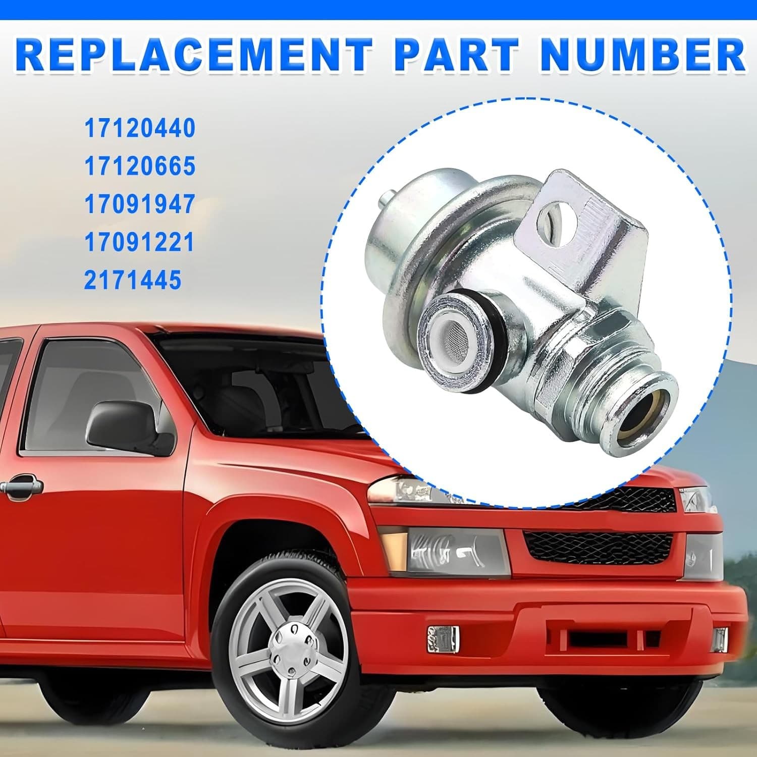 Fuel Injection Pressure Regulator 17113622 17120440 Compatible with GM Chevy Tra 3