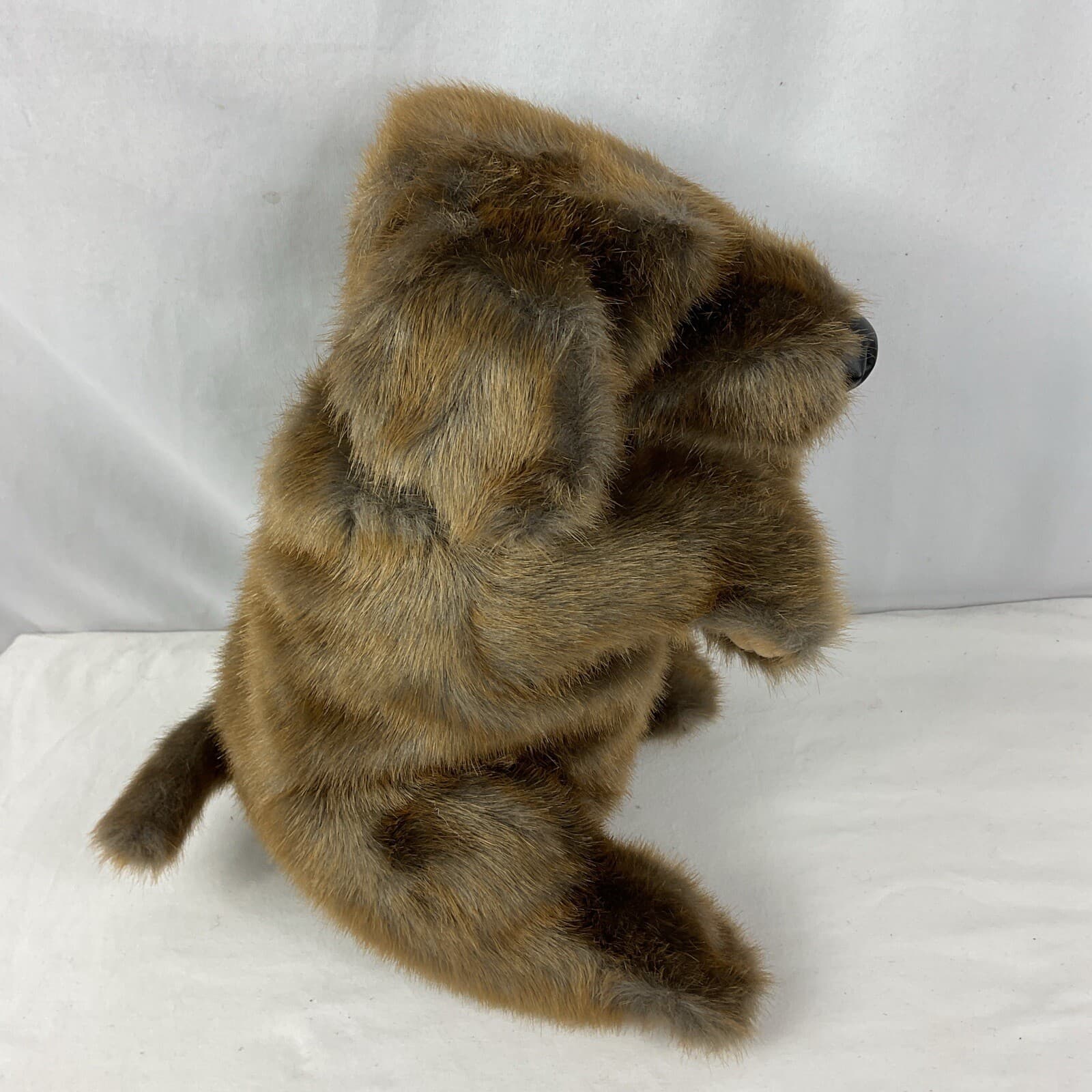 Folkmanis Hand Puppets Sit Dog Brown Flappy Years Plush 14" Theater Pretend Play 4