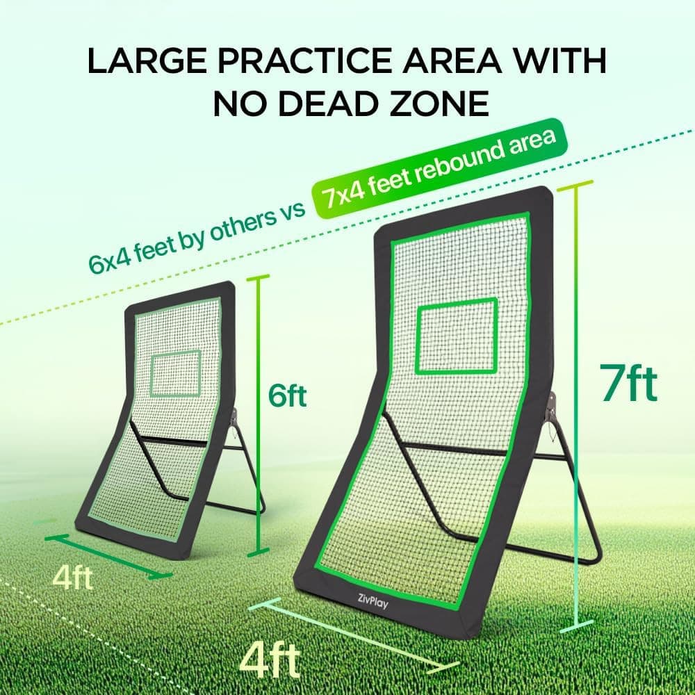 Lacrosse Rebounder for Backyard Lacrosse Bounce Back Net Volleyball Rebounder Ne 6