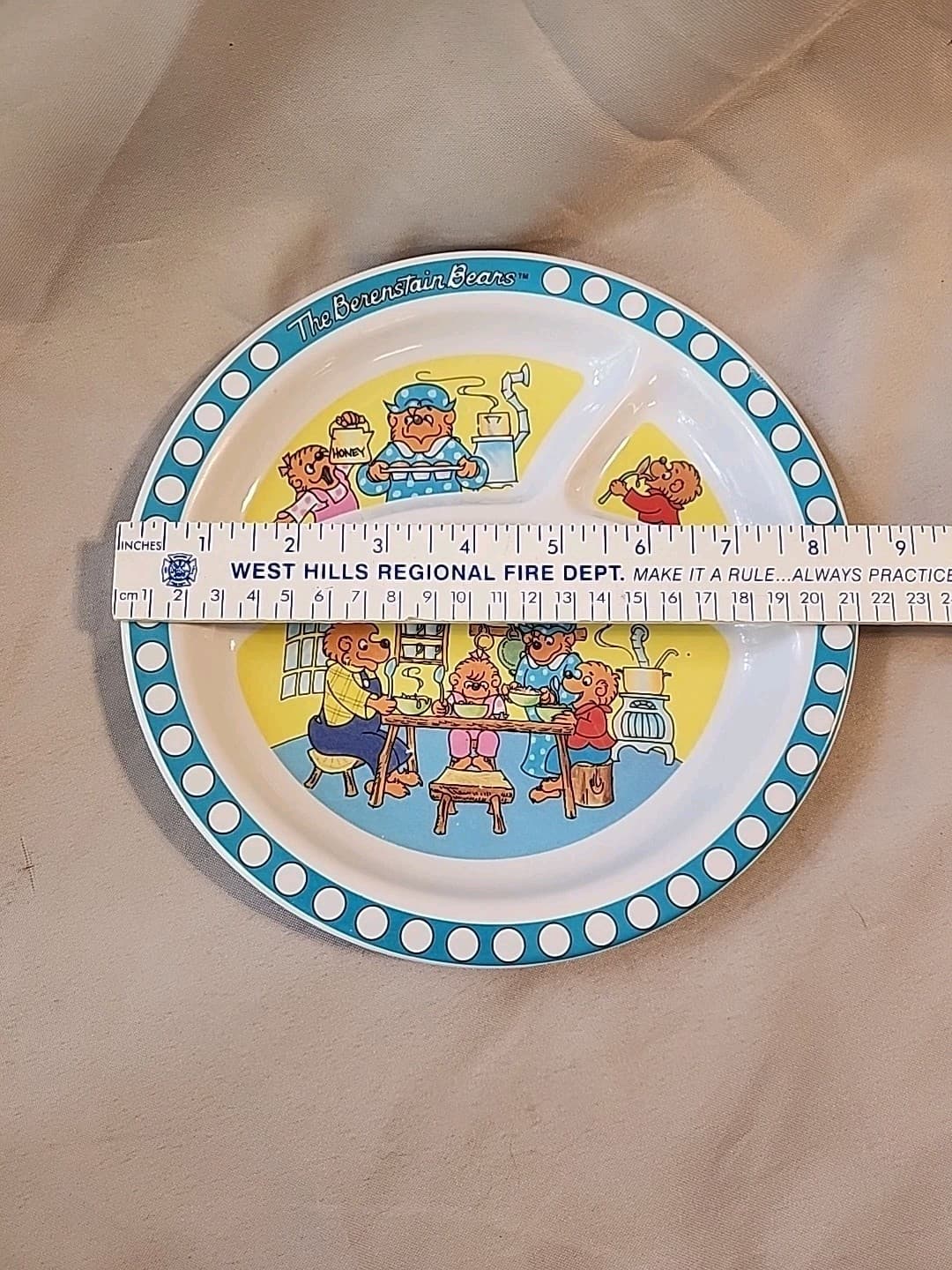 The Berenstain Bears Melamine Divided Plate 6