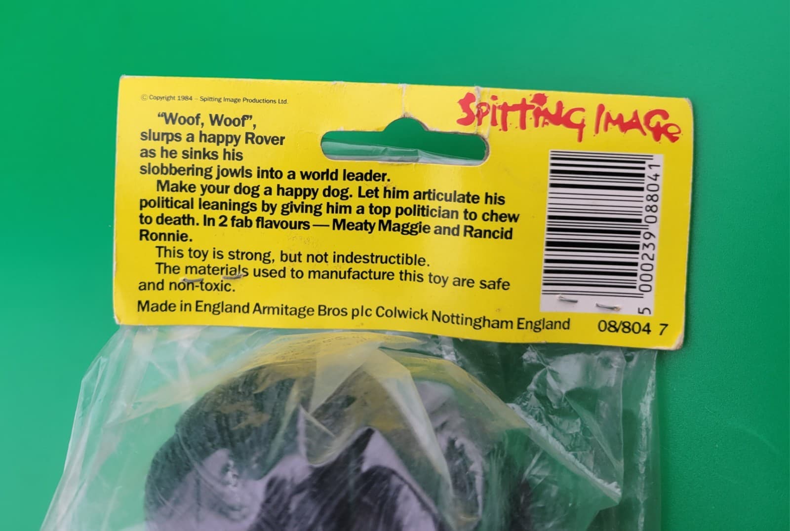 vintage "Pet Hates" squeaky dog toy from the British satirical puppet show... 3