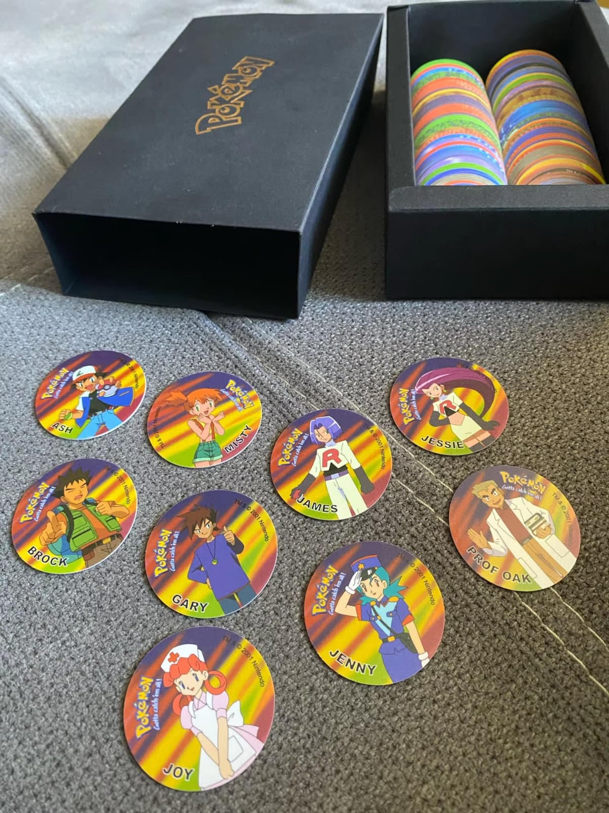 160 Tazos Pokemon Set, 1.st Generation Set -Import Fees Covered by Me the Seller 3