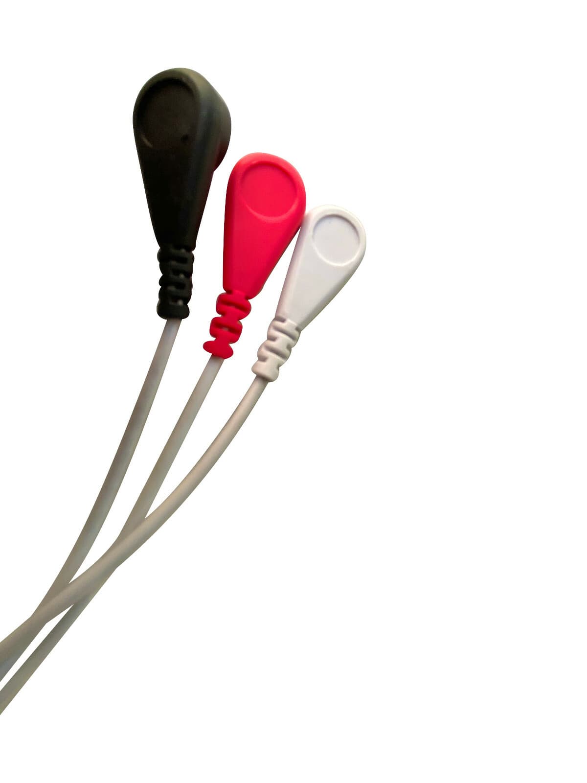 3 Lead ECG EKG Cable 6 Pin Medical Patient Monitor Compatible DIN Snap AHA 12ft 2