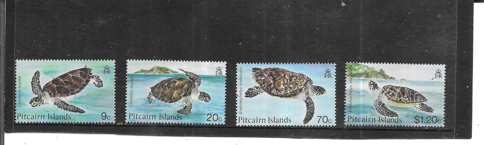 PITCAIRN ISLAND 1986. TURTLES SET. MINT FULL GUM. AS PER SCAN.