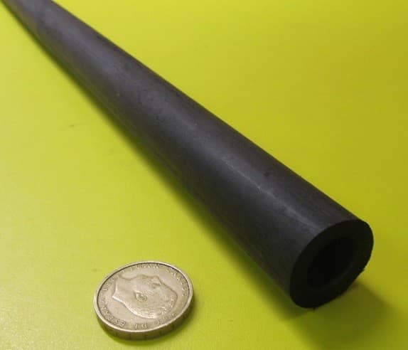 Neoprene Tube Black 75A 1.0" OD x 5/8" ID x 3/16" Wall x 36" Length 4