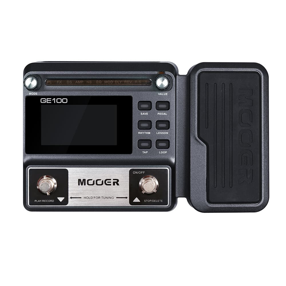 MOOER Electric Guitar LCD Multi-Effects Pedal 66 Effects 3mins Loop Recording  3
