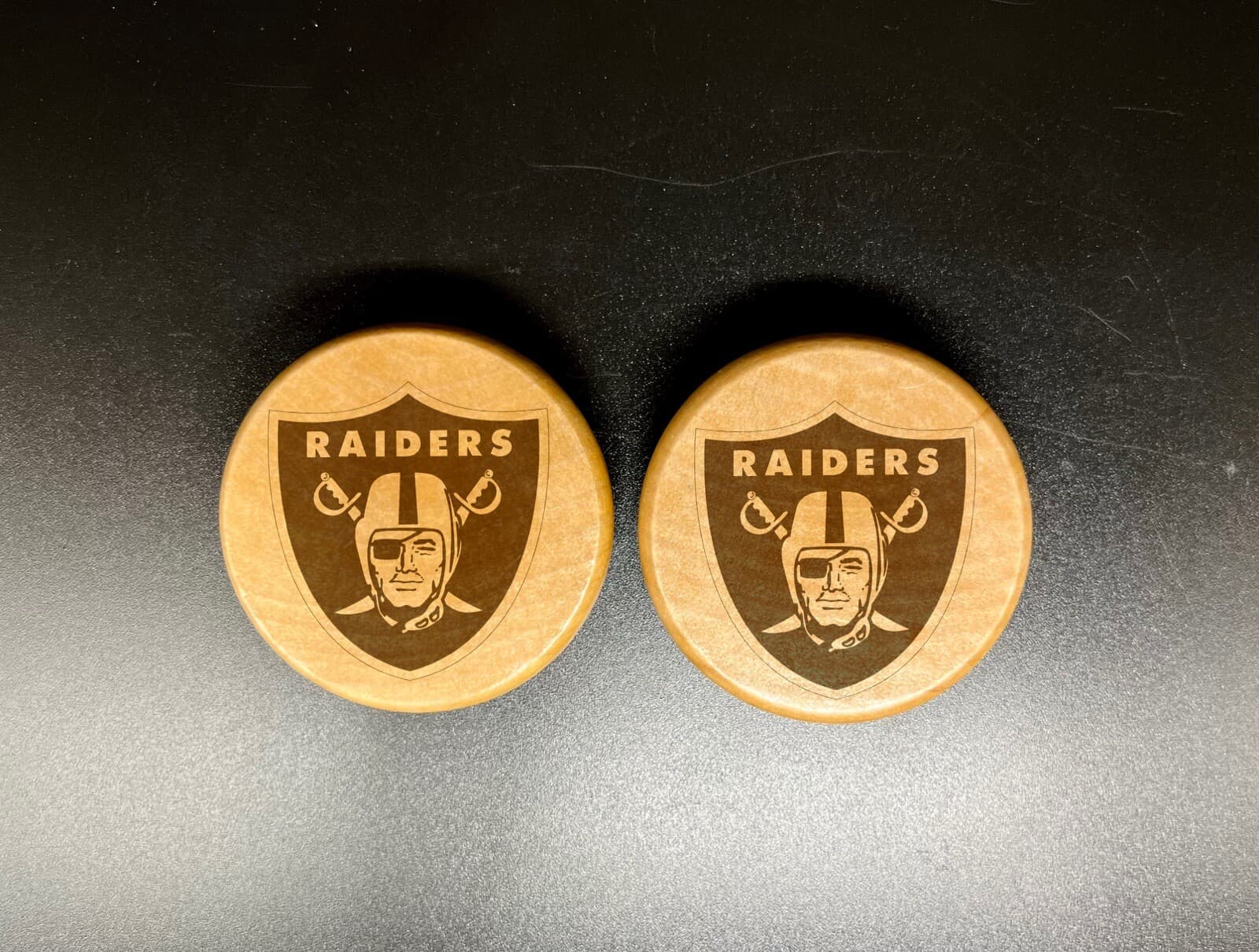 Raiders NFL double side engraving wood kitchen herb grinder Personalized gift 3