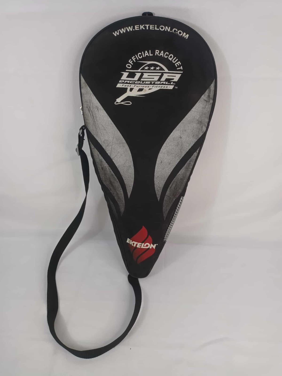 Ektelon O3 Silver 2700 Racquetball Racquet Titanium Tungsten Carbon w/ Carry Bag 5