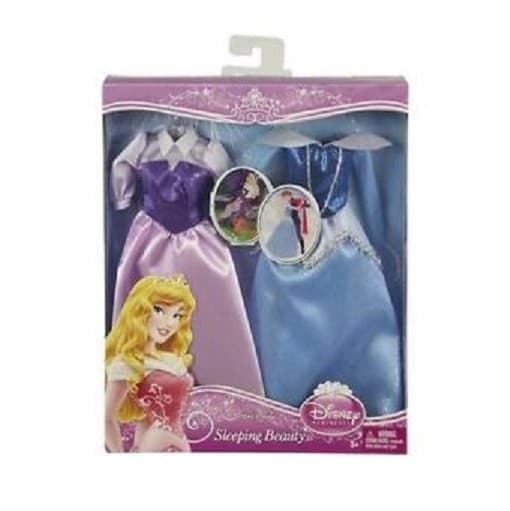 Disney Princess Sparkle Doll Cloths Fashion 2 - Gown Dress Outfit Set Barbie NEW 3