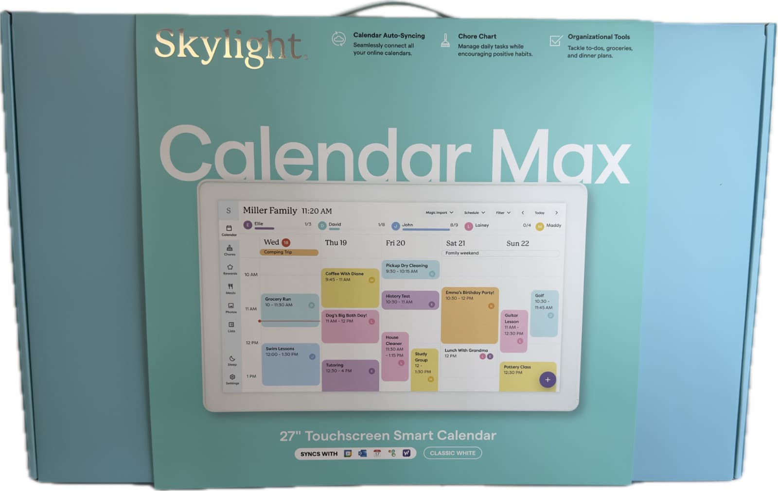 Skylight 270BGBa Calendar Max: 27 inch Touchscreen Smart Calendar (New in Box) 2