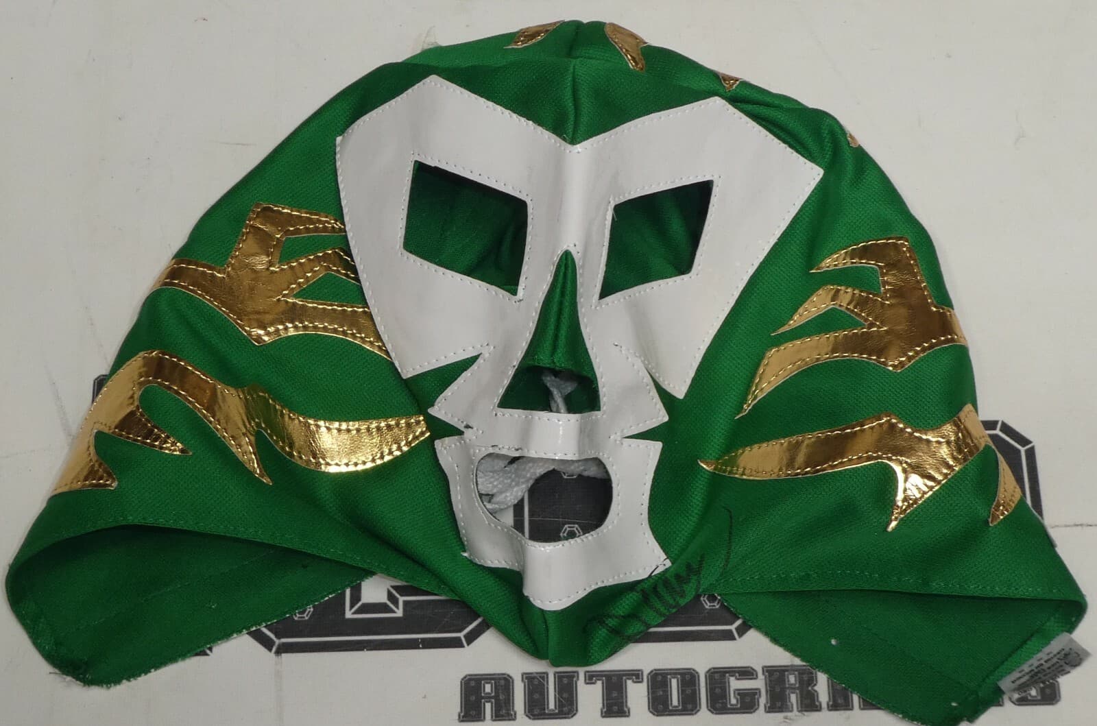 Dr. Wagner Jr Signed Lucha Libre Mask BAS COA AAA CMLL New Japan Pro Wrestling 5 4