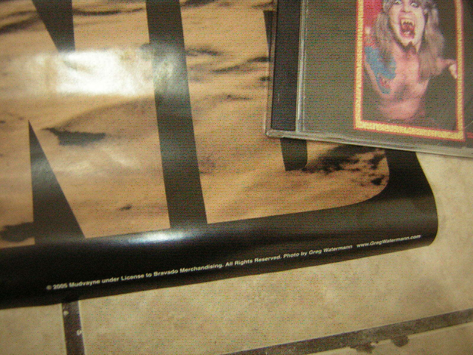 MUDVAYNE POSTER 2005 FOUND LICENSED BRAVADO /FUNKY CHAD GRAY 4