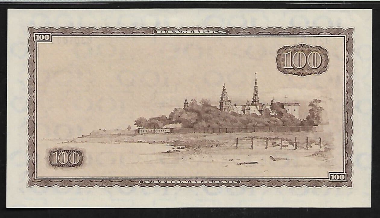 Denmark 100 Kroner 1970 PMG 67 EPQ UNC P#46f* Replacement/ Star Series B2700J 4