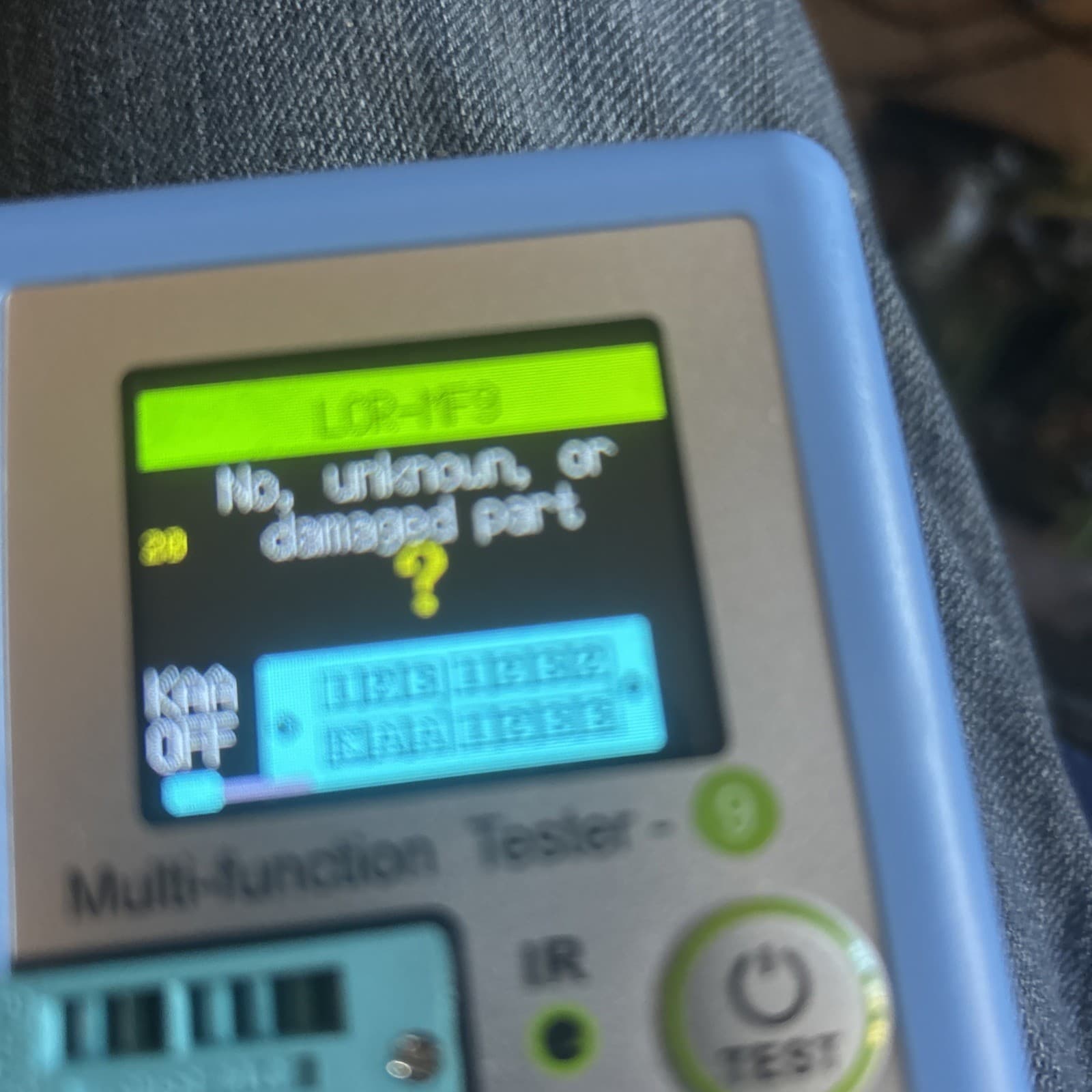 LCR-MF9 Transistor Tester TFT Diode Triode Capacitance Meter LCR ESR NPN MOSFET 5