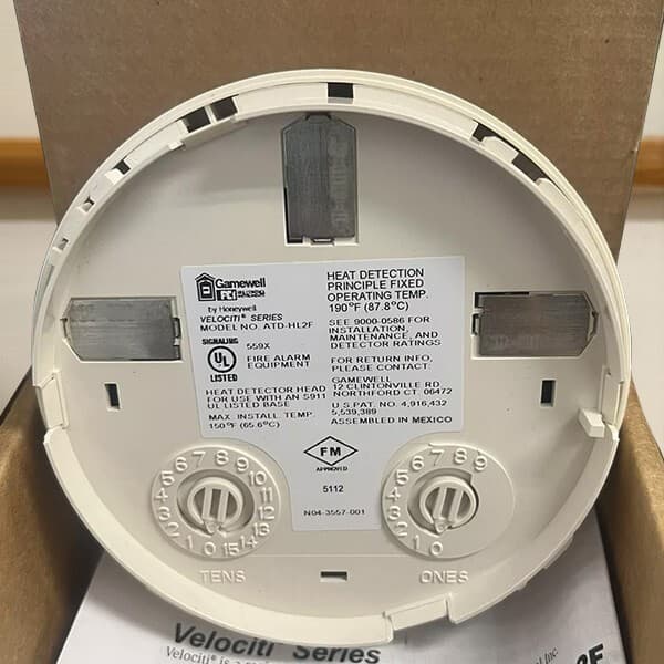 NIB! Gamewell FCI ATD-HL2F FIXED TEMPERATURE HEAT DETECTOR FREE FAST SHIPPING 3