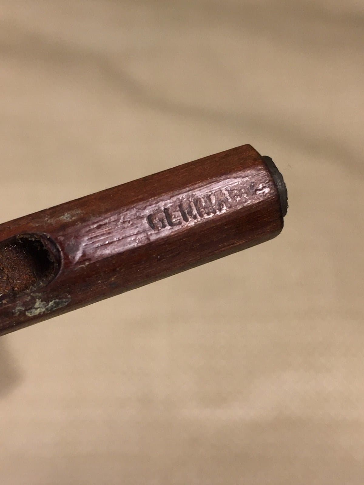 Vintage Richard Geipel Violin Bow Germany Eight Sided Shaft Circa 1950 6