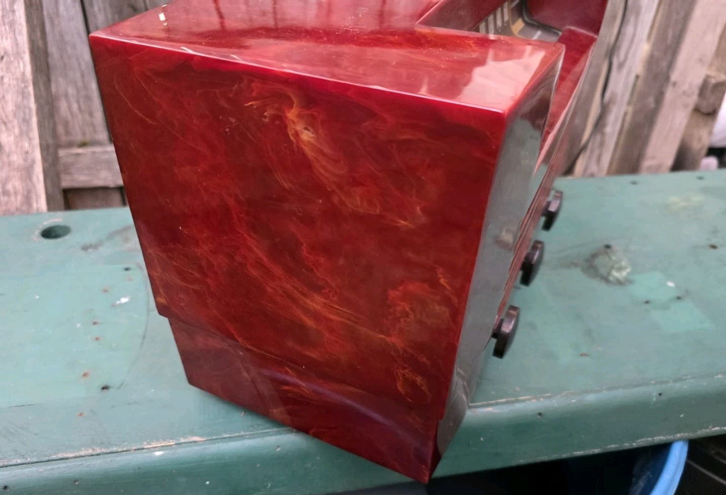 RCA 66X6 CATALIN (1946) TUBE RADIO W/SW 4