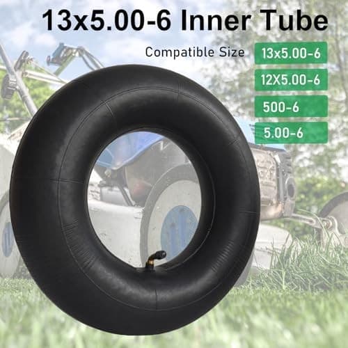 2x 13x5.00-6 Inner Tube Bent Valve for ATV Go Kart Lawn Mowers Snow Blowers Gene 4
