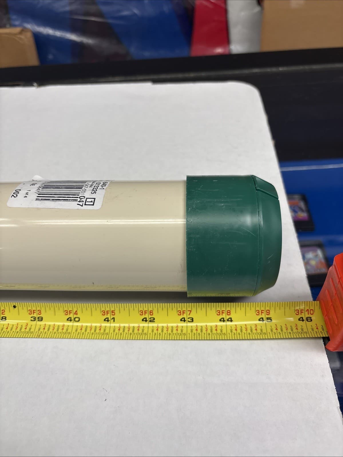 Cabelas Fishing Rod Plastic Tube Case 44” W/Snap On Lid NOS 3