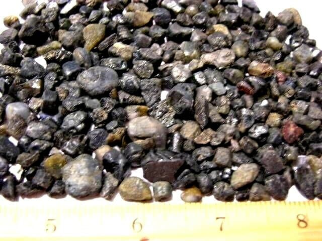 Sapphire crystal untreated mixed grade mine rough 1/4 pound 50+ pieces