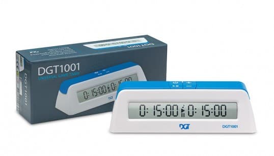 XXX CHESS PIECES BOARD BAG DIGITAL 1001 DGT 1001 CLOCK TIMER SET 2