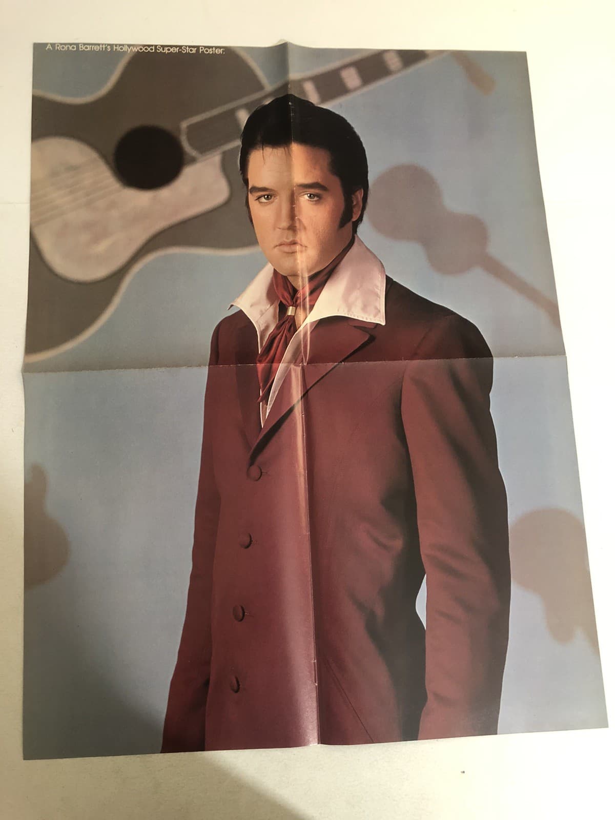 Kris Kristopherson Elvis Presley Vintage Fold Out Poster Pinup 1970’s 3