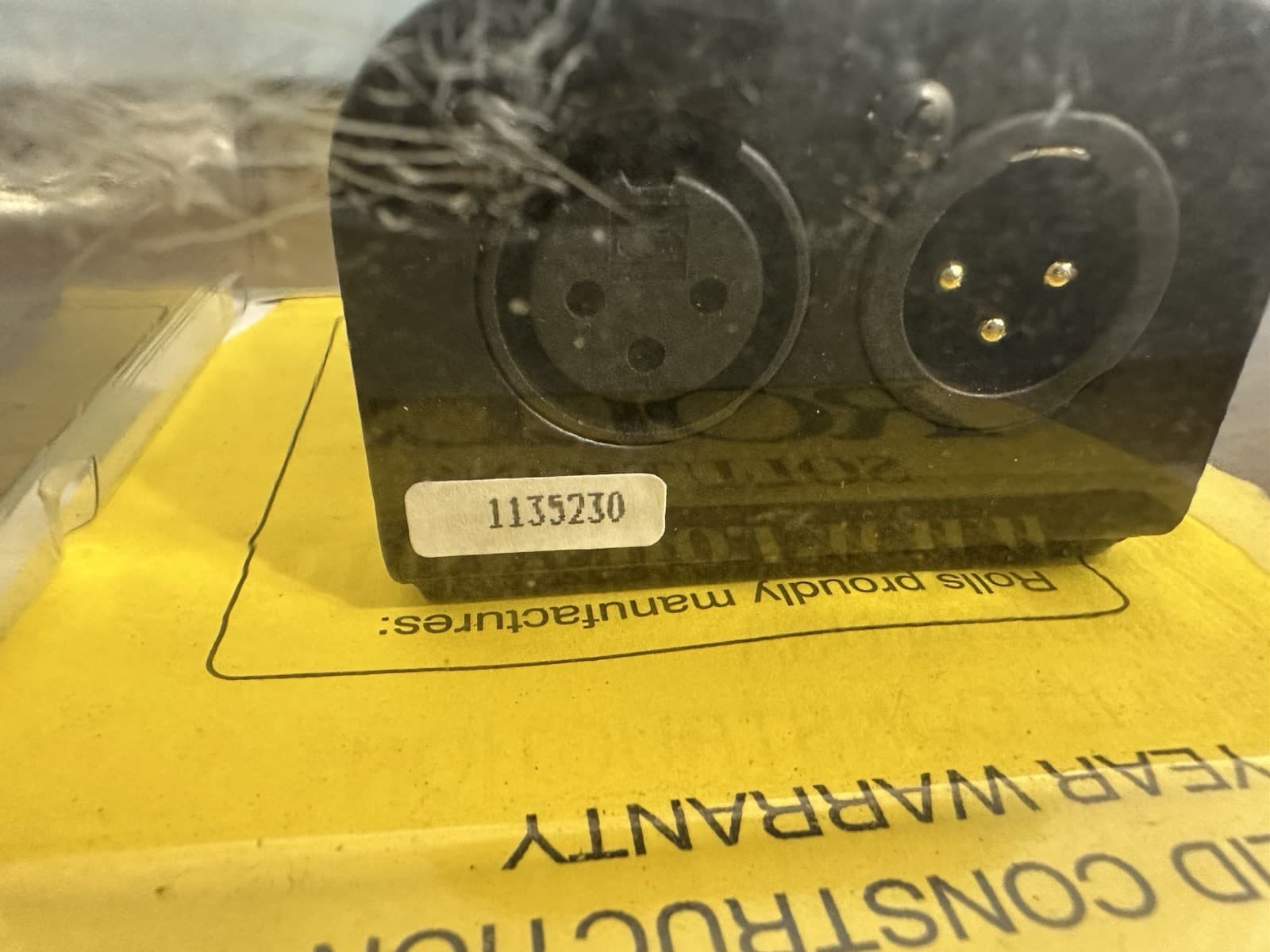 Rolls MS111 Original Version Unidirectional Polar Microphone Switch On/Off New 5