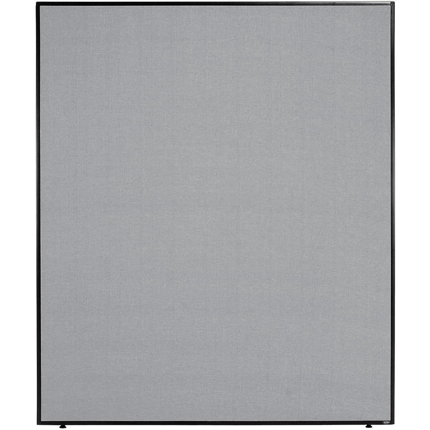Global Industrial 60-1/4"W x 72"H Office Partition Panel Gray 2