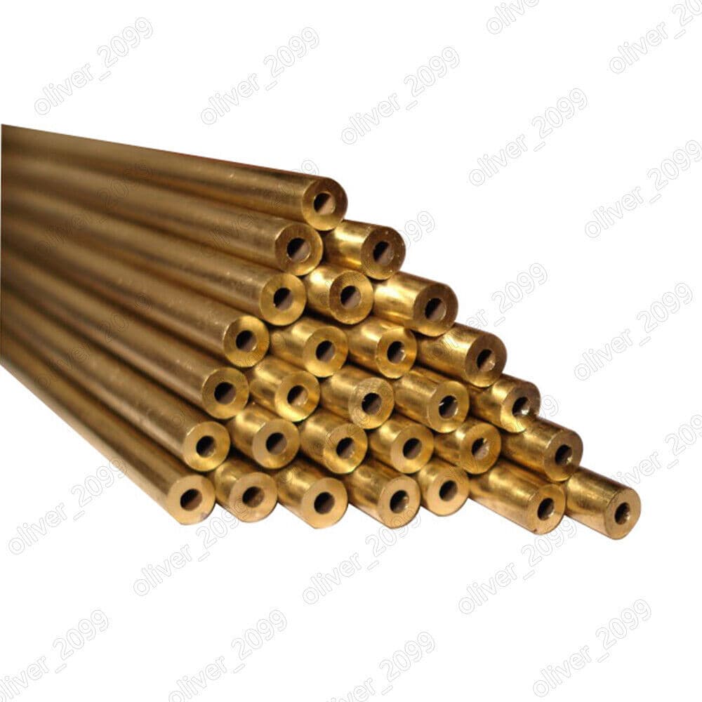 Brass Tube Brass Pipe Length 250mm Select Size OD x ID x length 3