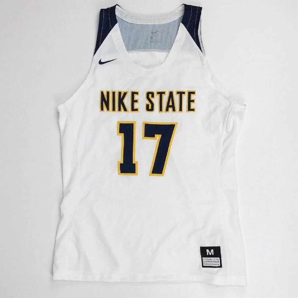 NWT Nike Women's Nike State Hyperelite Basketball Jersey #17 White SZ M