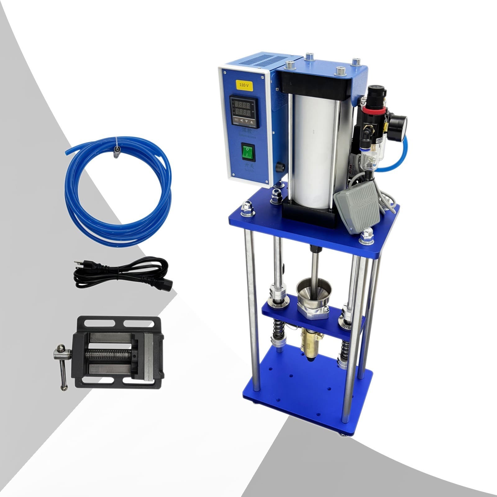 110V 1KW Pneumatic Plastic Injection Molding Machine 0-15g 0.6-0.8Mpa 0-350˚C