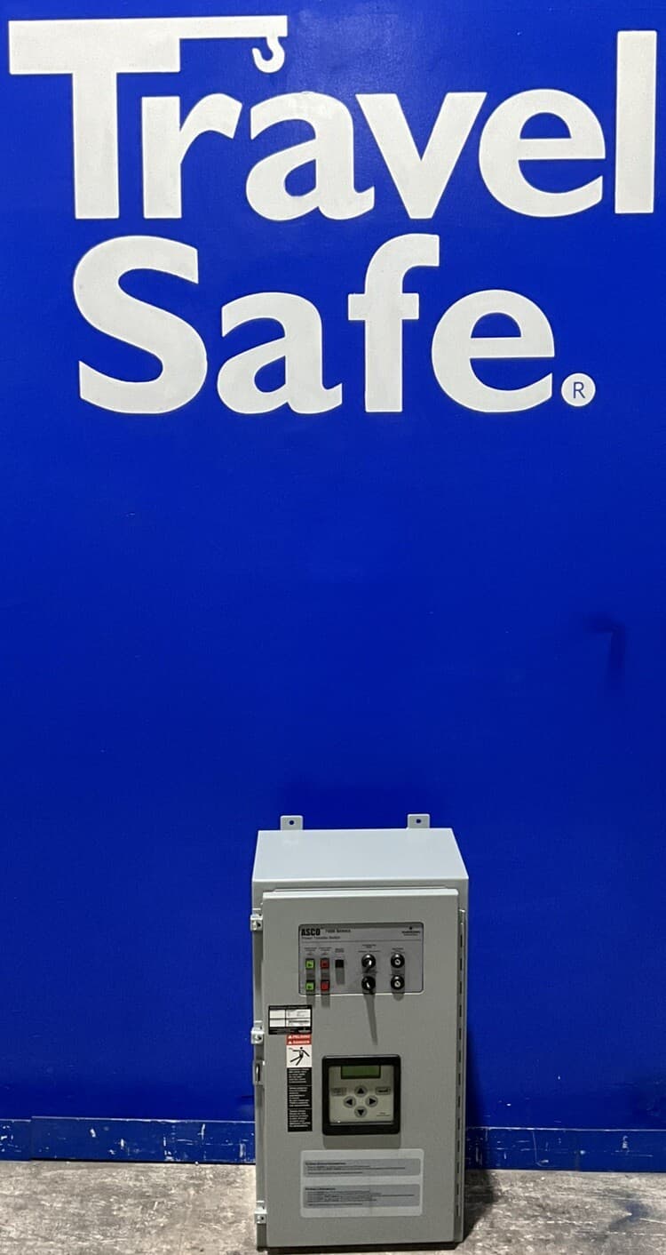 Asco 7000 Series 100 Amp 480V Power Transfer Switch Cat No. D07ATS030100N5XT 🟦