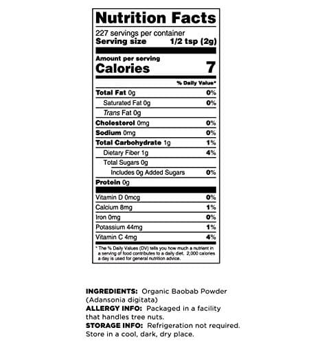 Organic Baobab Fruit , 12 Ounces 4